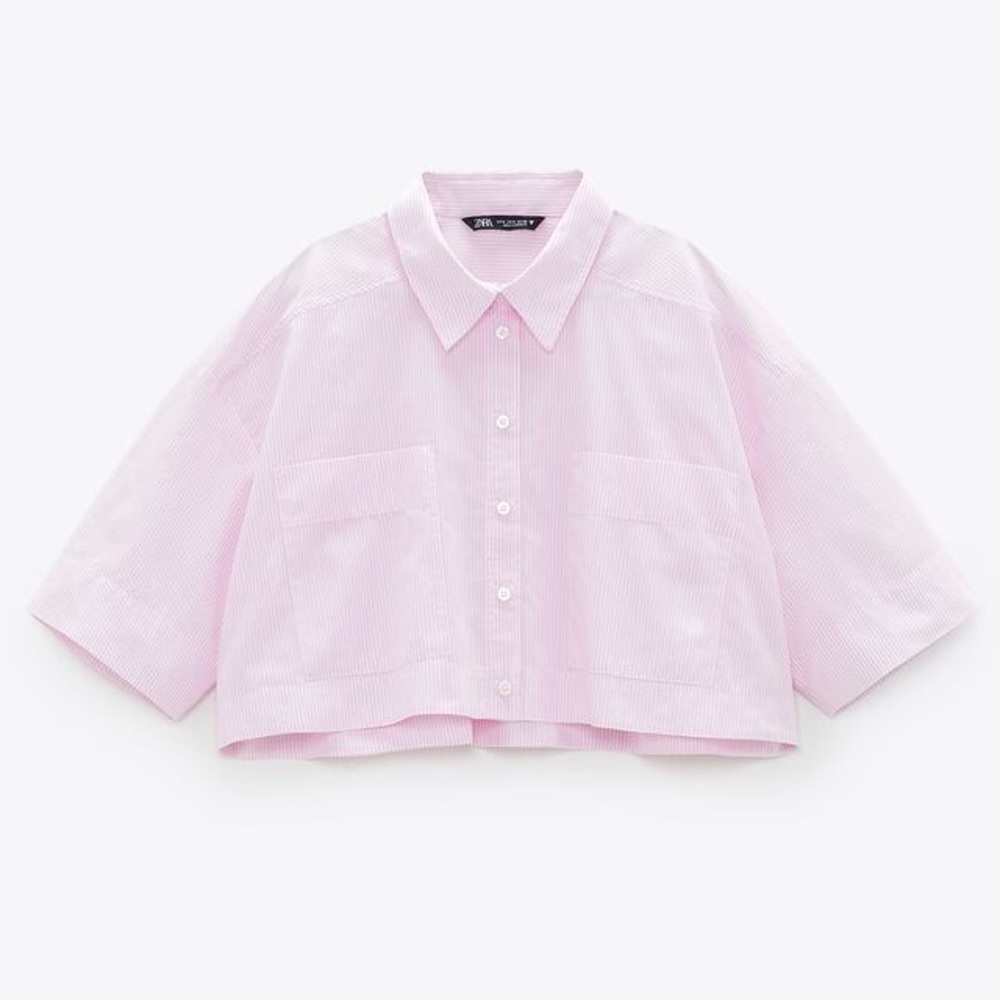 Zara Striped Poplin Shirt